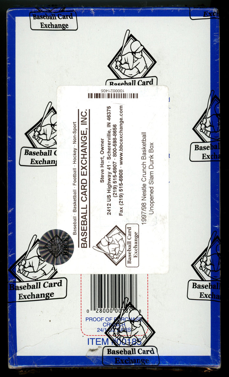 1997-98 UD Nestle Crunch Slam Dunk Basketball Box BBCE Wrapped and Sealed