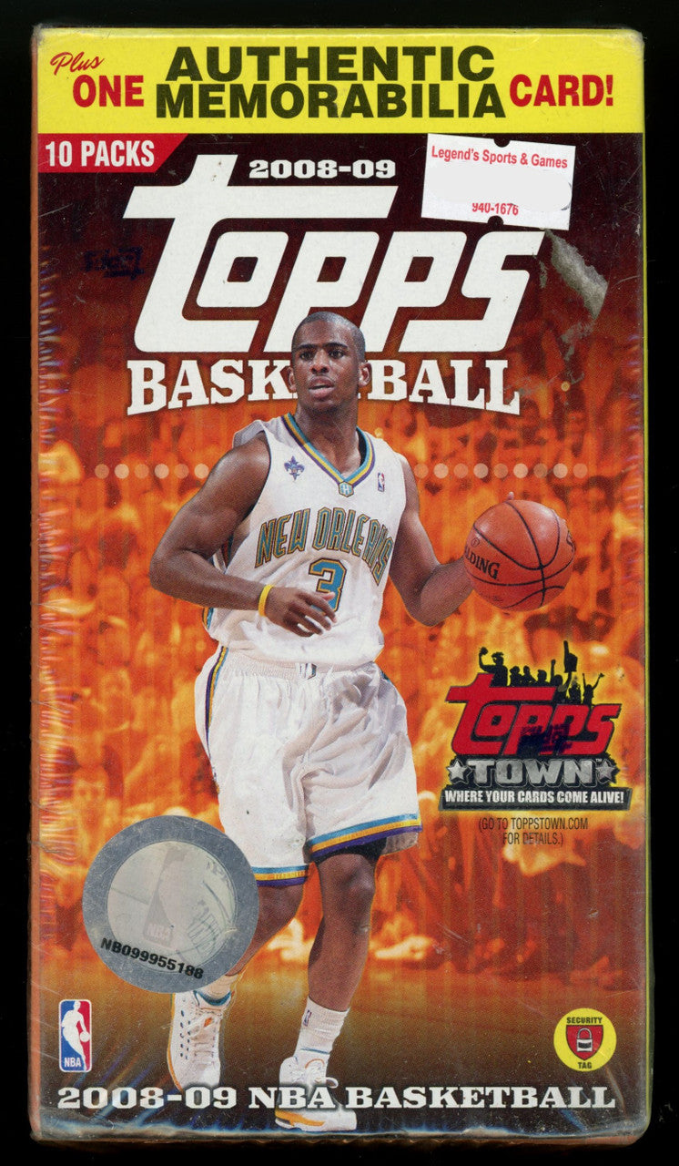 2008-09 Topps Basketball Blaster Box 10 Packs Factory Sealed
