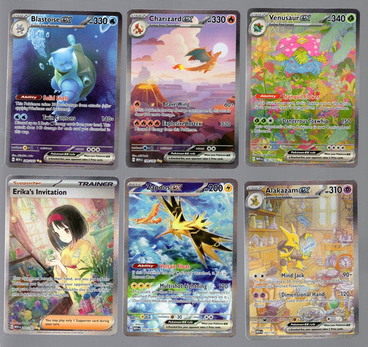 2023 Pokemon Scarlet & Violet 151 Set w/ Reverse Holos + Promos LP-NM