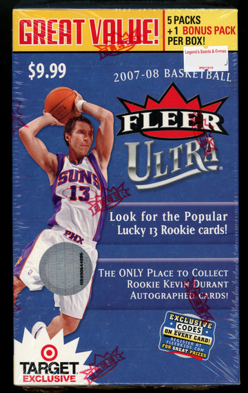 2007-08 Fleer Ultra Basketball Blaster Box 6 Packs Factory Sealed
