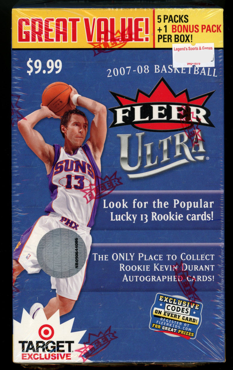 2007-08 Fleer Ultra Basketball Blaster Box 6 Packs Factory Sealed