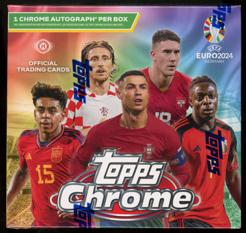 2023/24 Topps Chrome UEFA EURO Soccer Hobby Box
