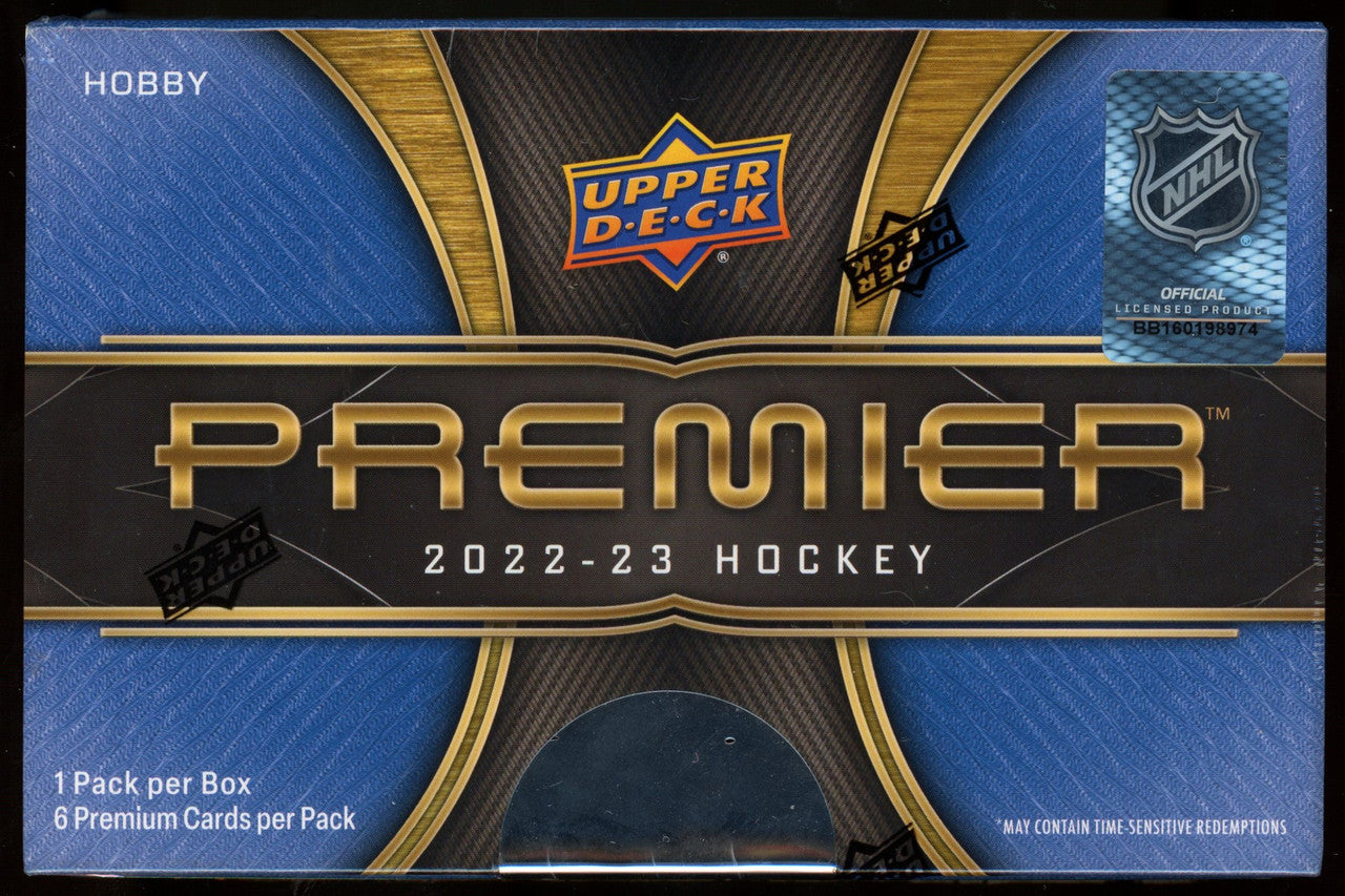 2022/23 Upper Deck Premier Hockey Hobby Box