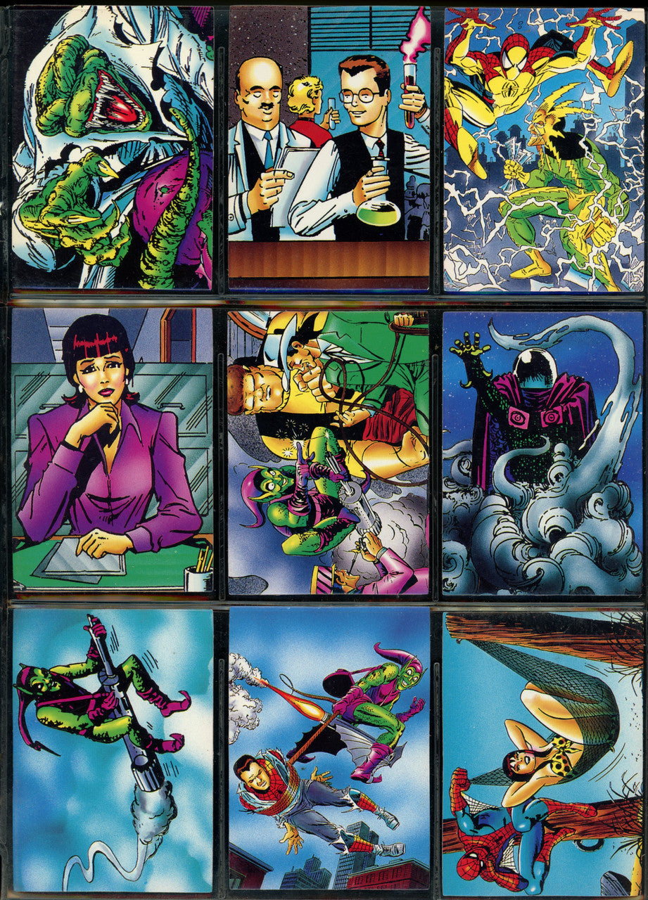 1992 Comic Images Wolverine Set 89/90 + Spider-Man Complete Set NM