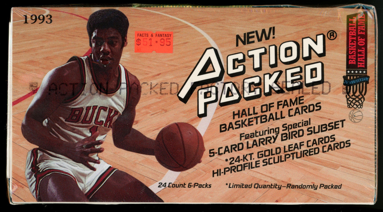 1993 Action Packed Basketball Hobby Box Factory Sealed