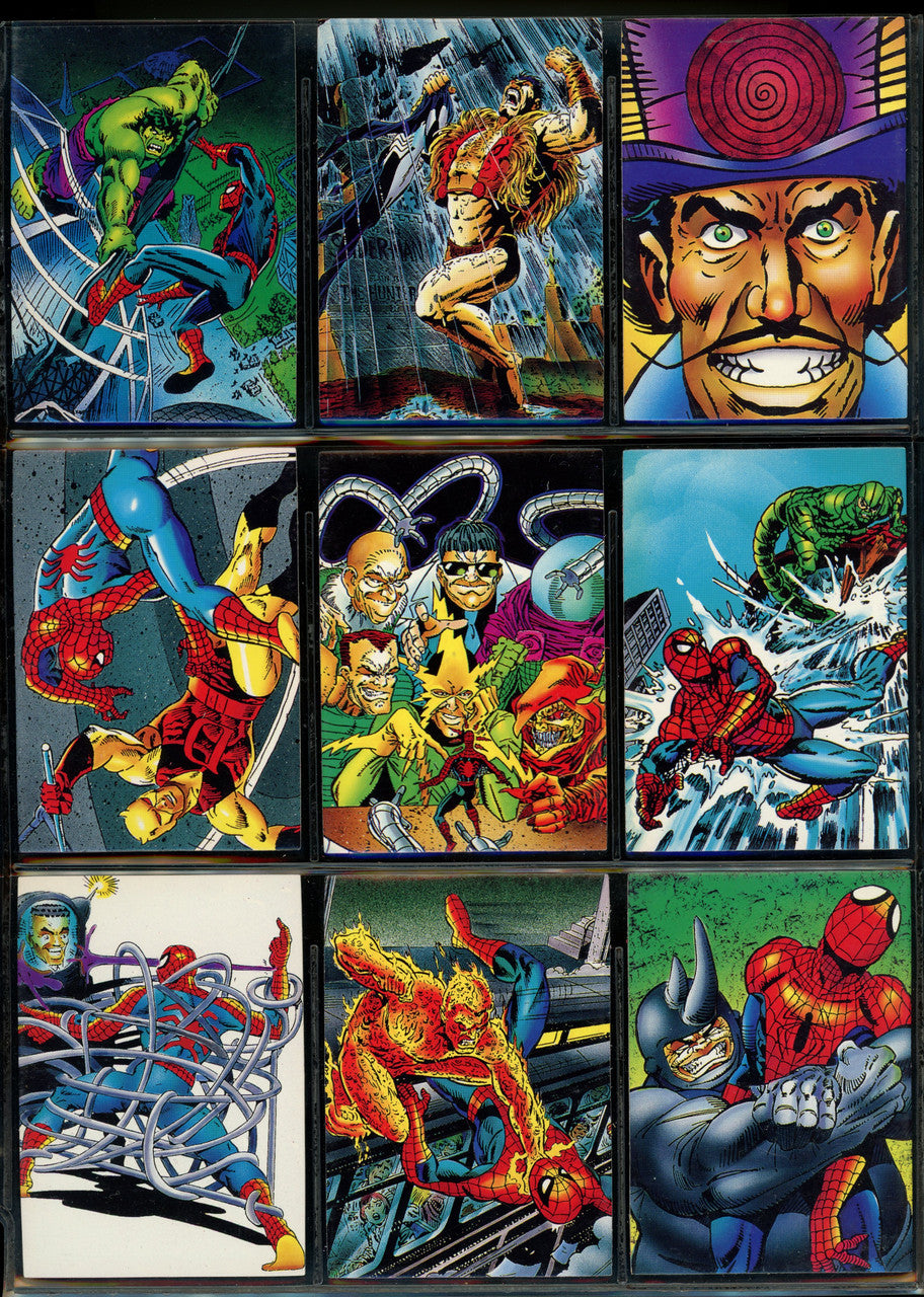 1992 Comic Images Wolverine Set 89/90 + Spider-Man Complete Set NM