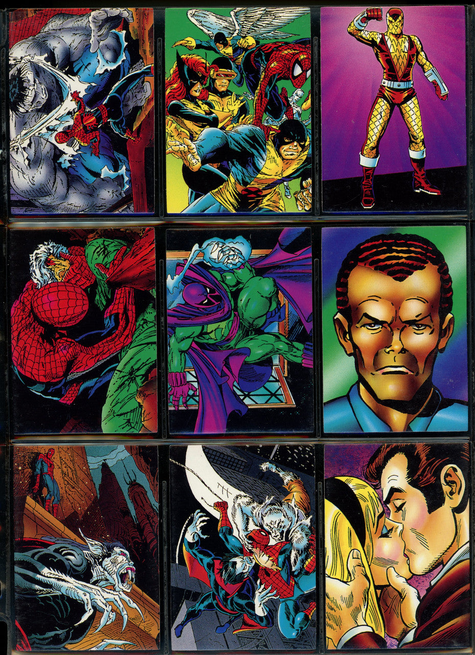1992 Comic Images Wolverine Set 89/90 + Spider-Man Complete Set NM
