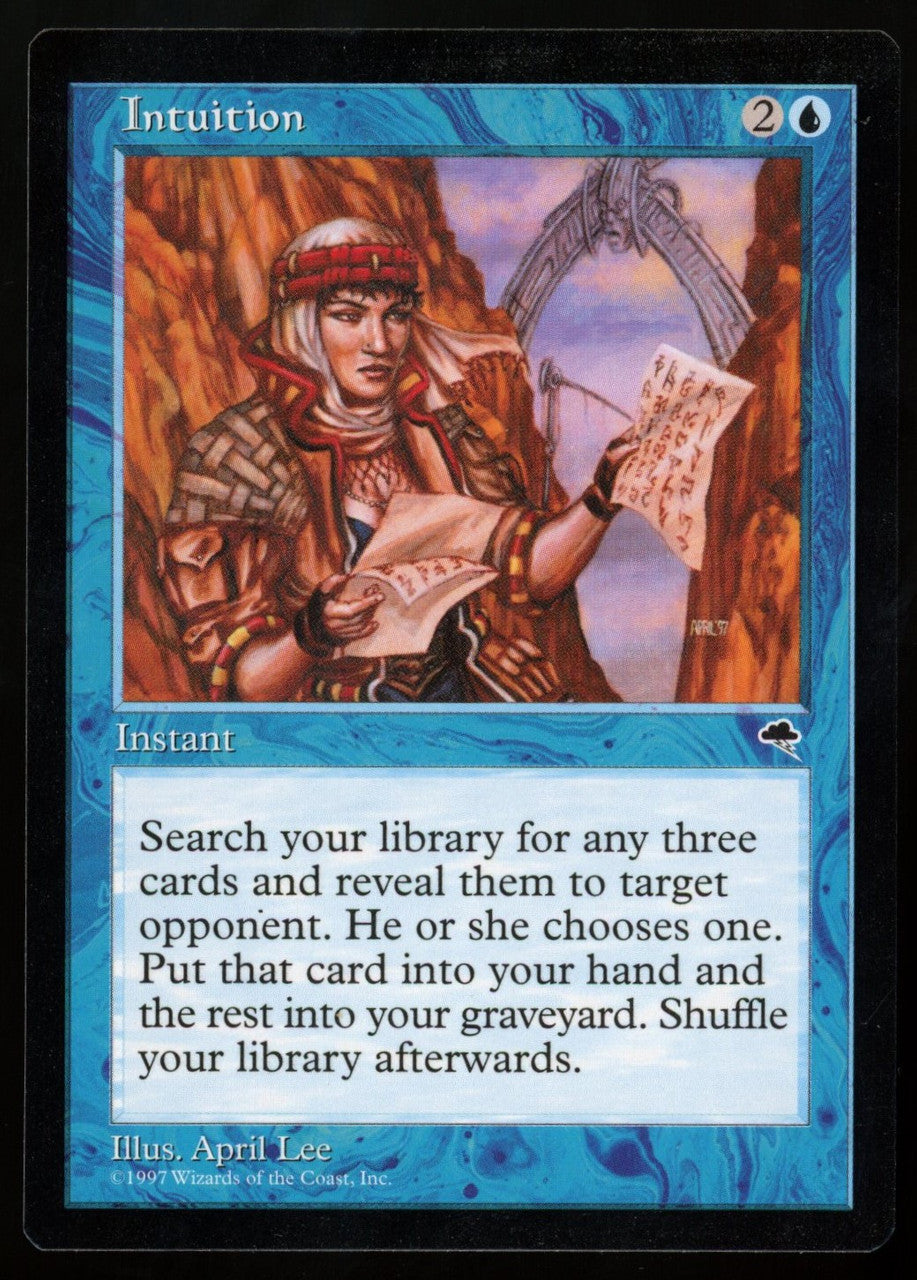 MTG Magic the Gathering Intuition Tempest
