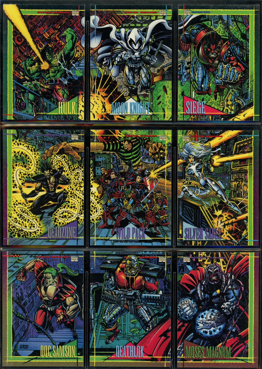 1993 Skybox Marvel Universe Series 4 Complete Base Set (180) NM