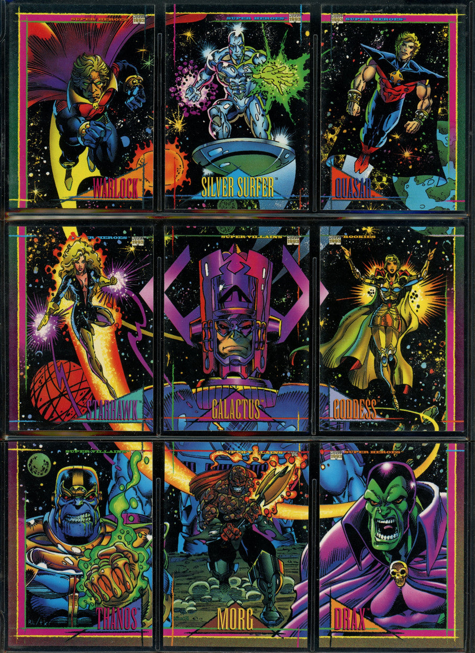 1993 Skybox Marvel Universe Series 4 Complete Base Set (180) NM