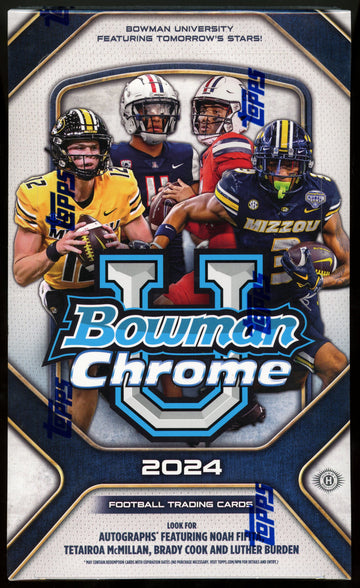 2024 Bowman University Chrome Football Hobby Box