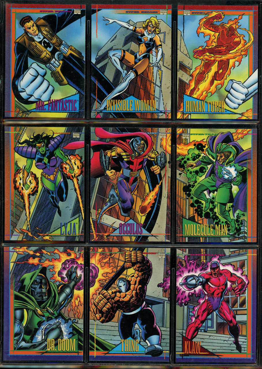 1993 Skybox Marvel Universe Series 4 Complete Base Set (180) NM