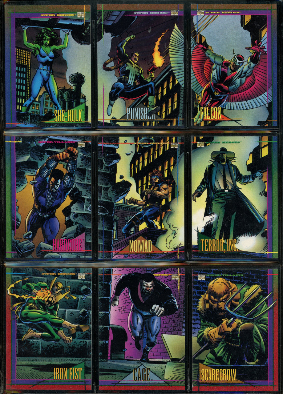1993 Skybox Marvel Universe Series 4 Complete Base Set (180) NM