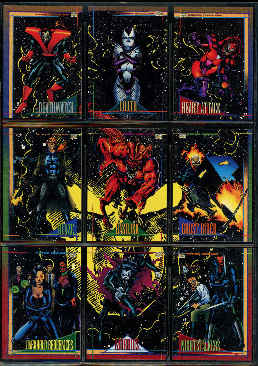 1993 Skybox Marvel Universe Series 4 Complete Base Set (180) NM