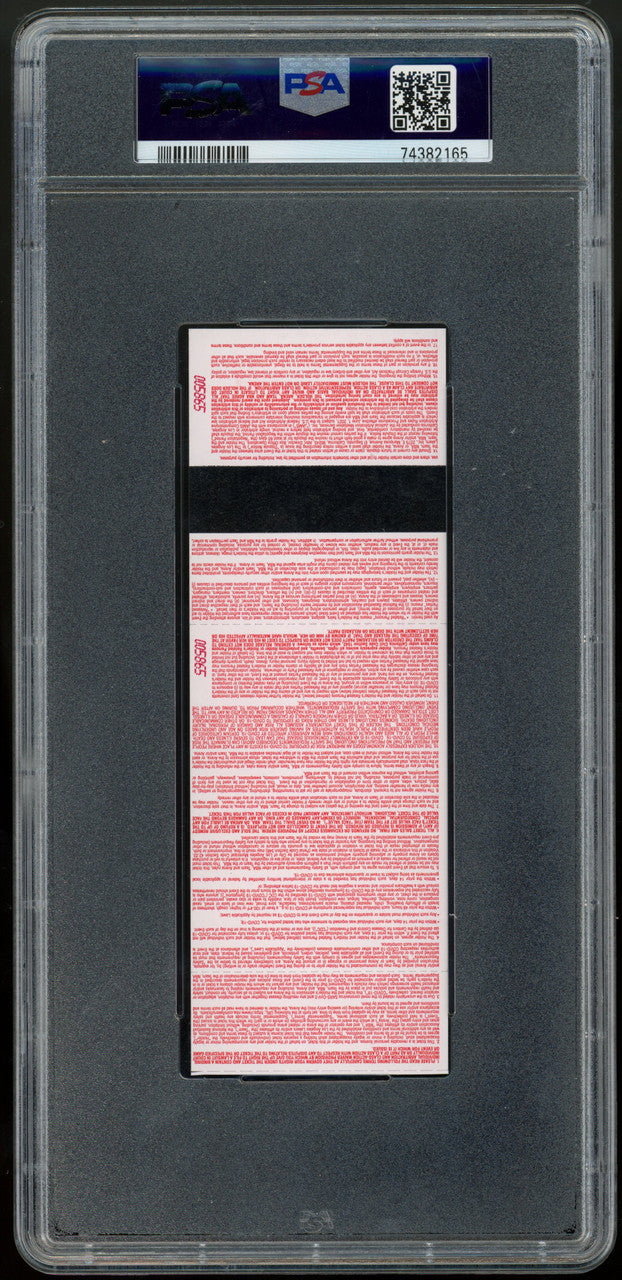 2/7/23 Lakers Full Ticket LeBron James Passes Kareem for Scoring Leader PSA 9
