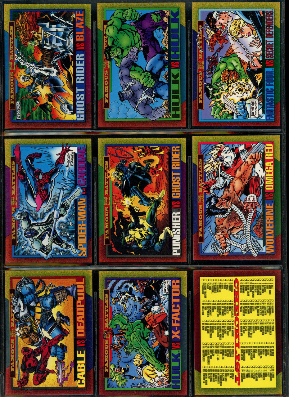 1993 Skybox Marvel Universe Series 4 Complete Base Set (180) NM