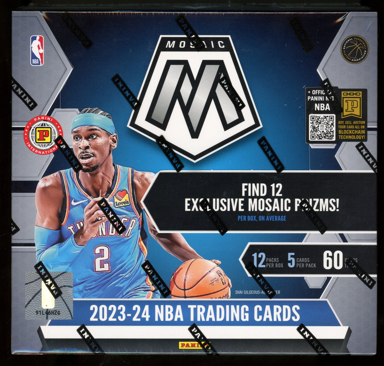 2023/24 Panini Mosaic Basketball International Hobby Box