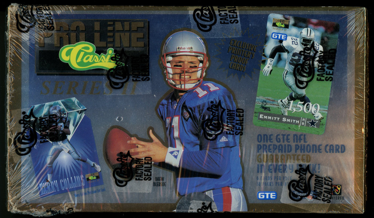 1995 Classic Pro Line Series 2 Football Box Factory Sealed