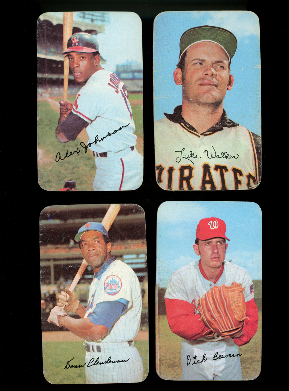 1970-1971 Topps Super Card Lot of 26 Low Grade Mays Jackson