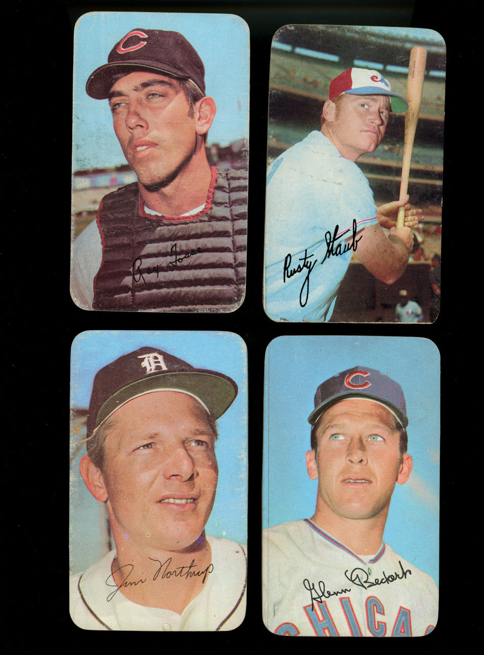1970-1971 Topps Super Card Lot of 26 Low Grade Mays Jackson