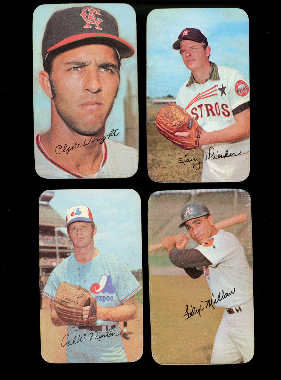 1970-1971 Topps Super Card Lot of 26 Low Grade Mays Jackson