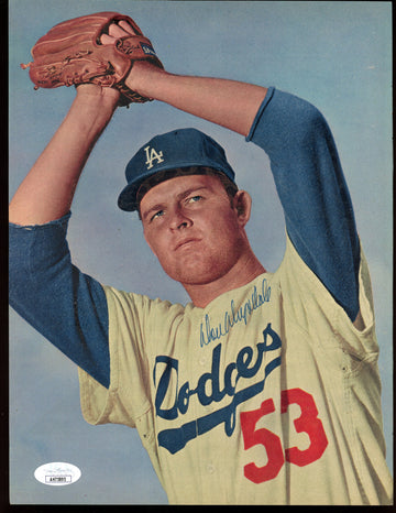 Don Drysdale Signed Autographed Magazine Page (Windup) JSA