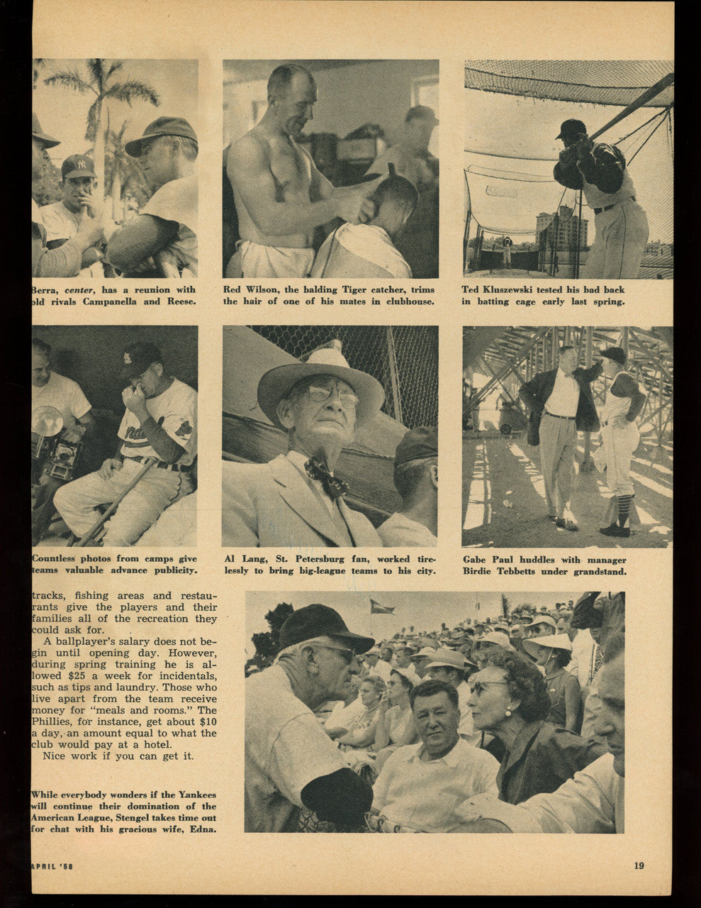 Don Drysdale Signed Autographed Magazine Page (Pose) JSA
