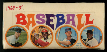 1969 Topps Baseball Empty Wax Box BBCE Wrapped