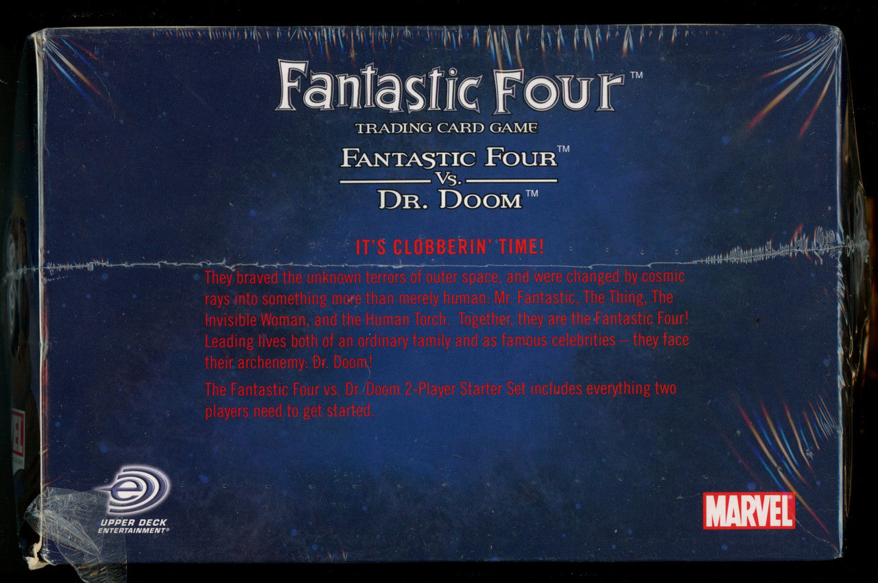 Upper Deck Fantastic Four VS Dr Doom 2 Player Starter Deck Sealed Box (10 Decks)