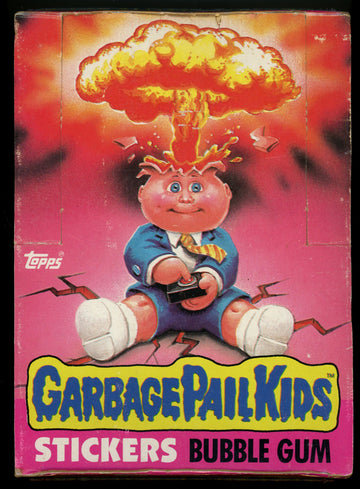 1985 Topps Garbage Pail Kids Series 1 Empty Display Box BBCE Wrapped