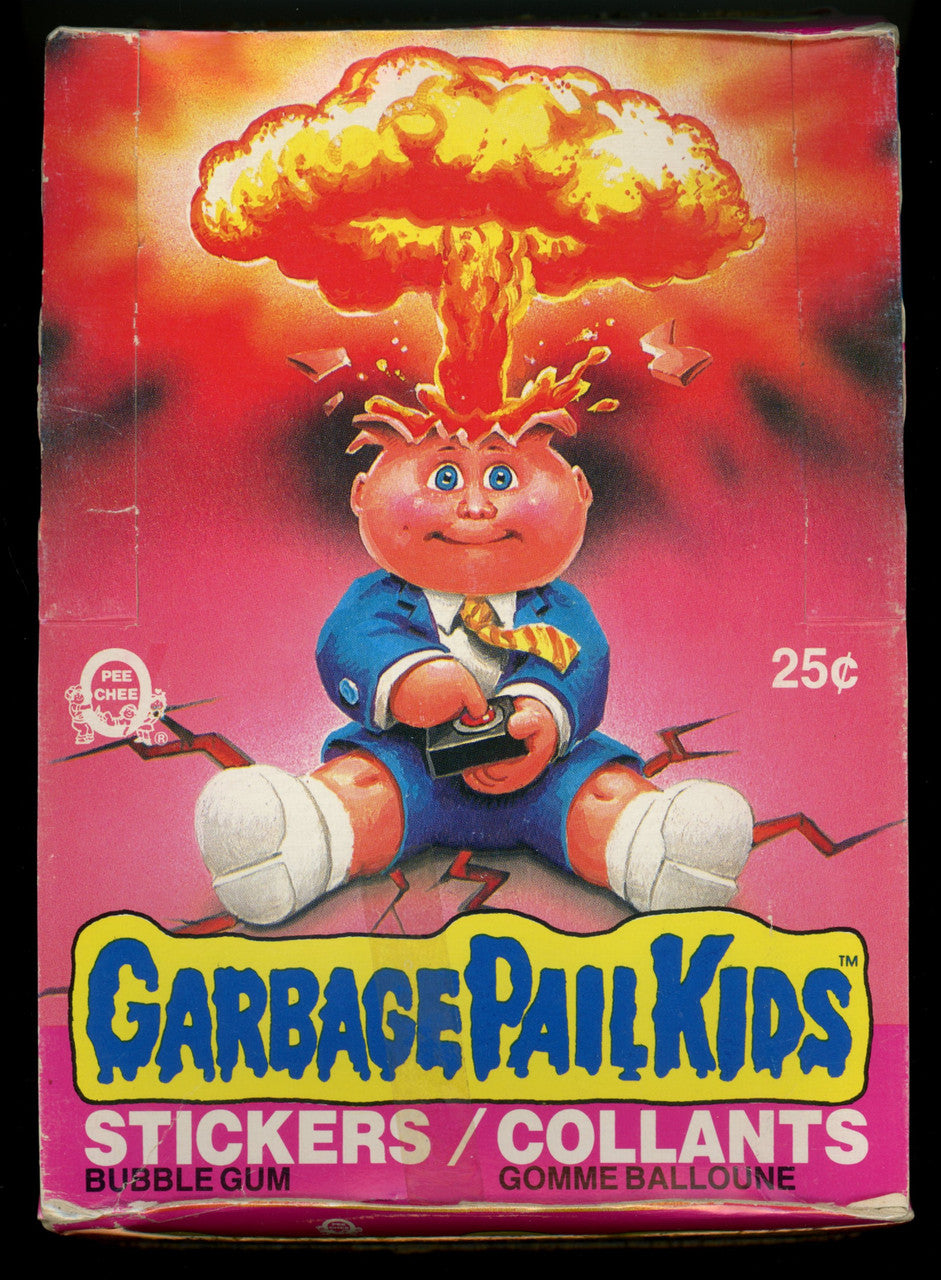 1985 O-Pee-Chee OPC Garbage Pail Kids Series 1 Empty Box BBCE Wrapped