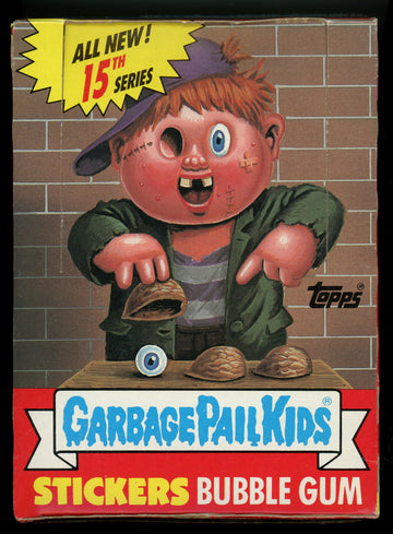 1988 Topps Garbage Pail Kids Series 15 Empty Display Box BBCE Wrapped