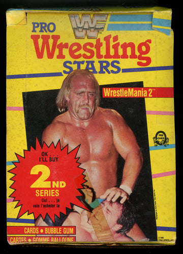 1985 O-Pee-Chee OPC WWF Wrestling Series 2 Empty Box BBCE Wrapped
