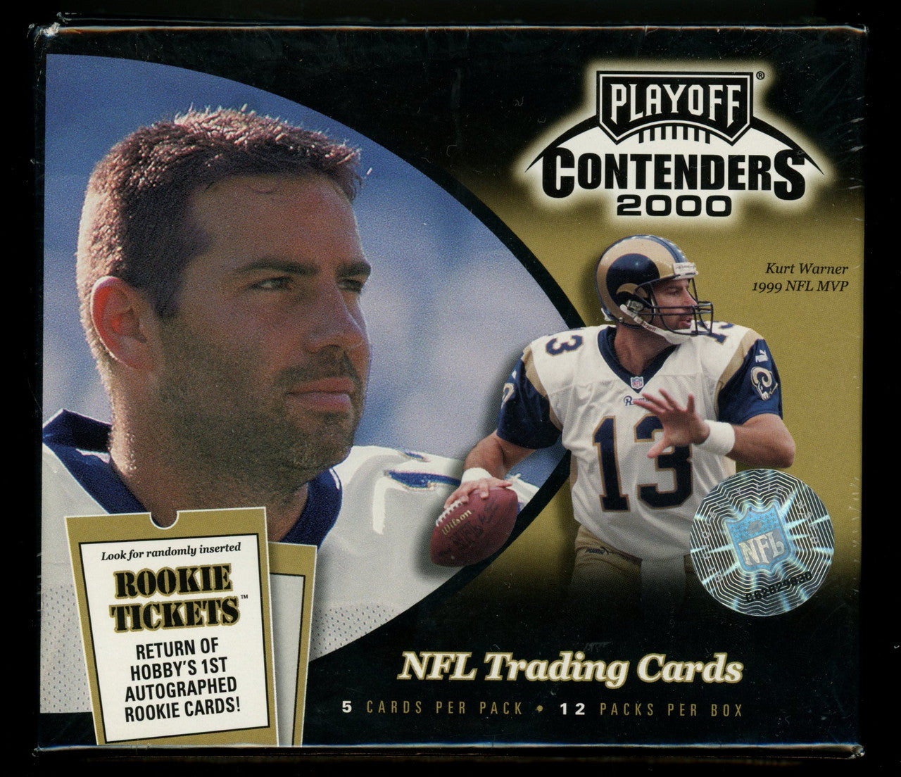2000 Playoff Contenders Football Empty Display Box BBCE Wrapped