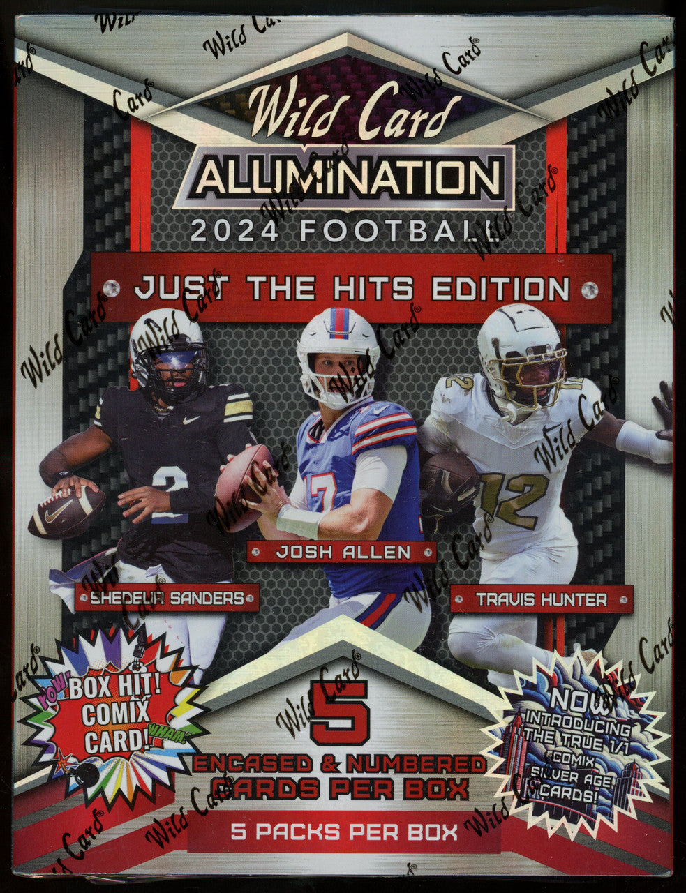 2024 Wild Card Alumination Just The Hits Football Hobby Box