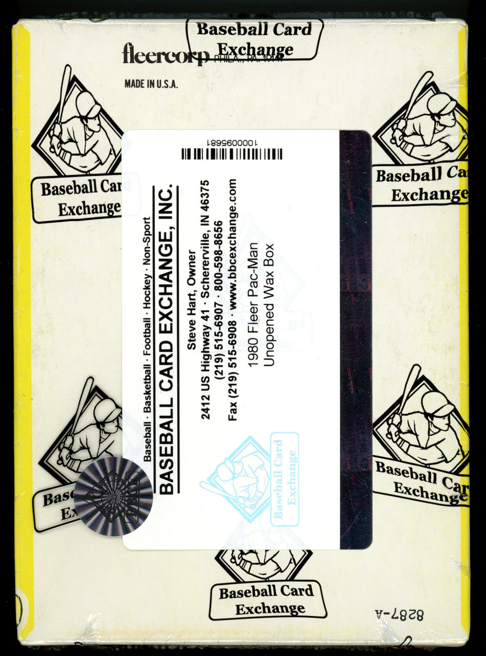1980 Fleer Pac-Man Wax Box BBCE Wrapped and Sealed
