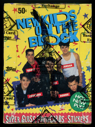 1989 Topps New Kids On The Block Wax Box BBCE Wrapped and Sealed