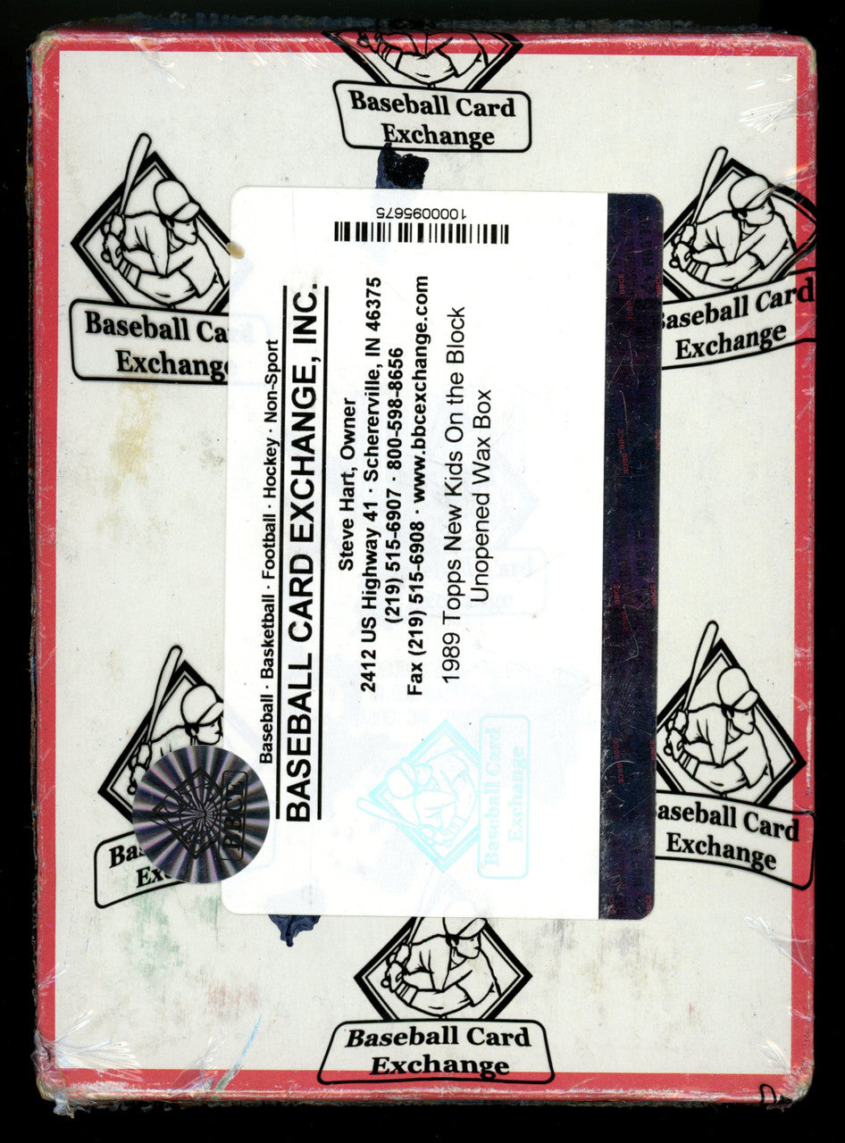 1989 Topps New Kids On The Block Wax Box BBCE Wrapped and Sealed