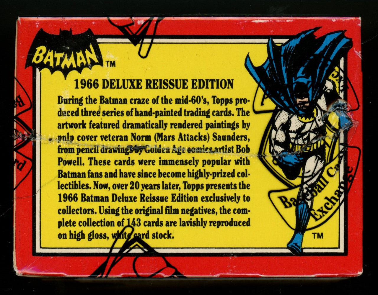 1989 Topps 1966 Batman Set Deluxe Reissue Edition BBCE Wrapped and Sealed
