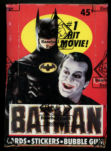 1989 Topps Batman Series 1 Wax Box BBCE Wrapped and Sealed