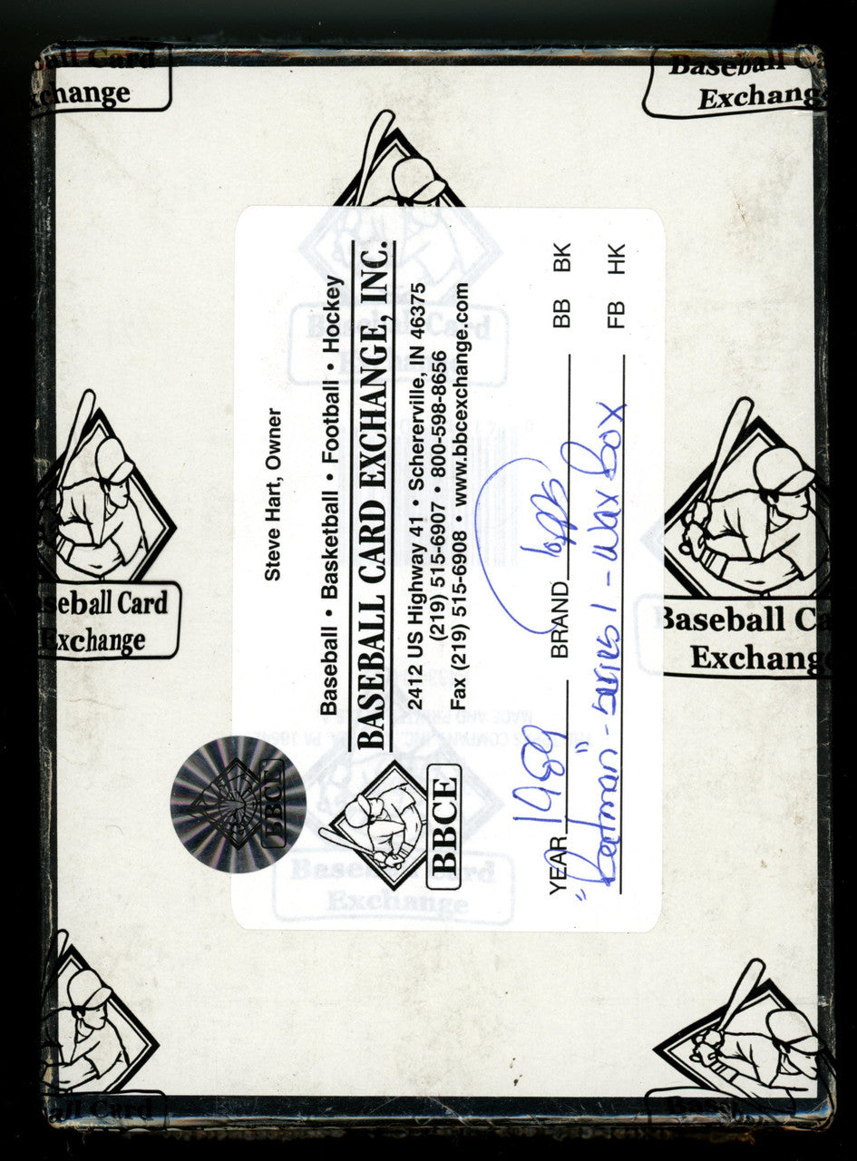1989 Topps Batman Series 1 Wax Box BBCE Wrapped and Sealed