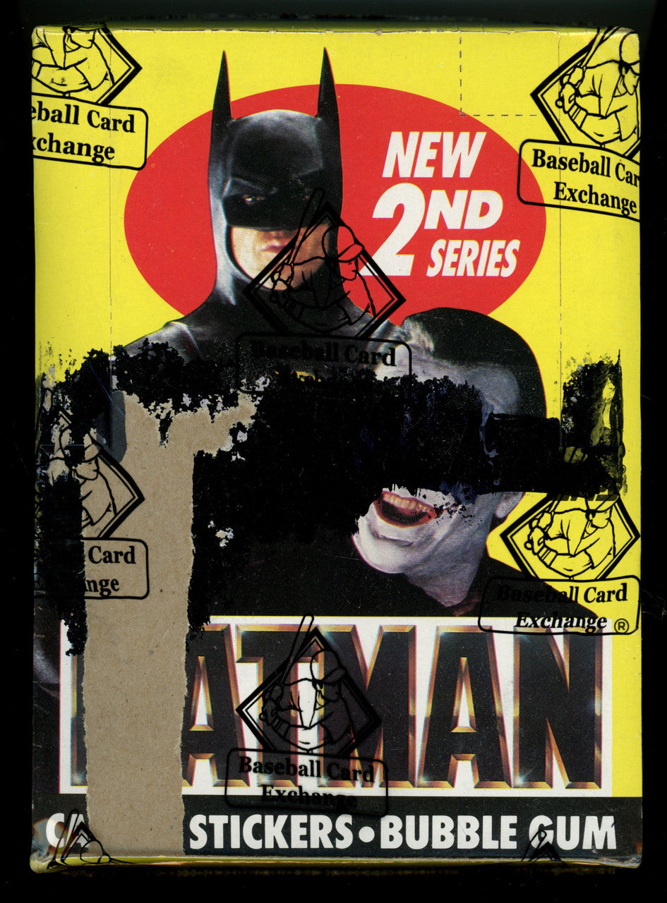 1989 Topps Batman Series 2 Wax Box BBCE Wrapped and Sealed