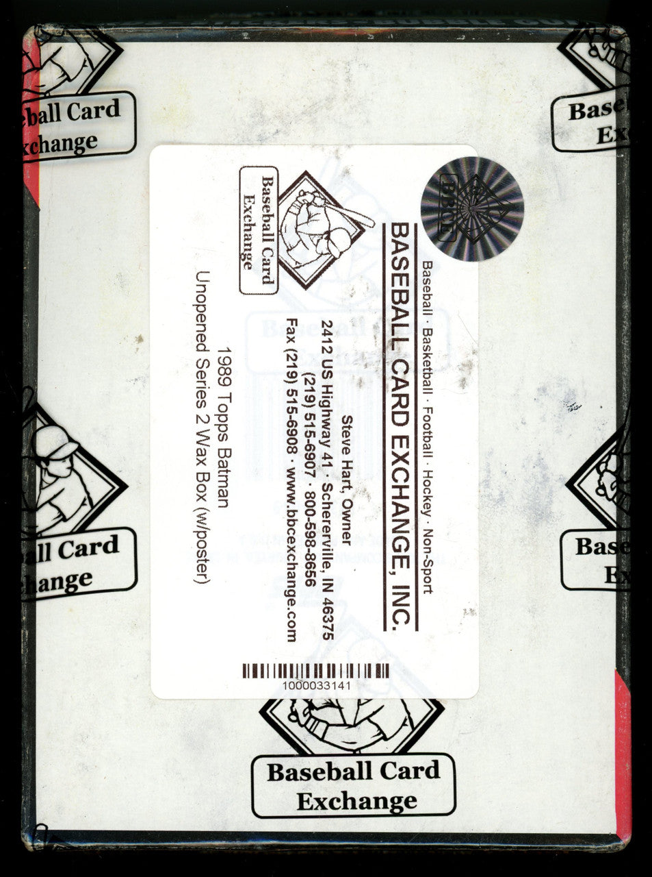 1989 Topps Batman Series 2 Wax Box BBCE Wrapped and Sealed