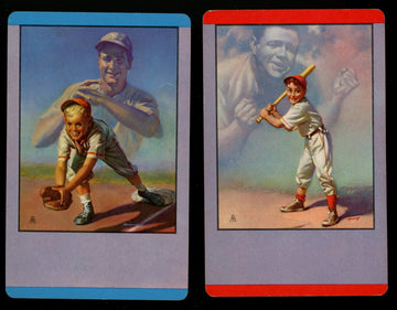1953 Brown & Bigelow Babe Ruth Lou Gehrig Playing Cards Lot of 2