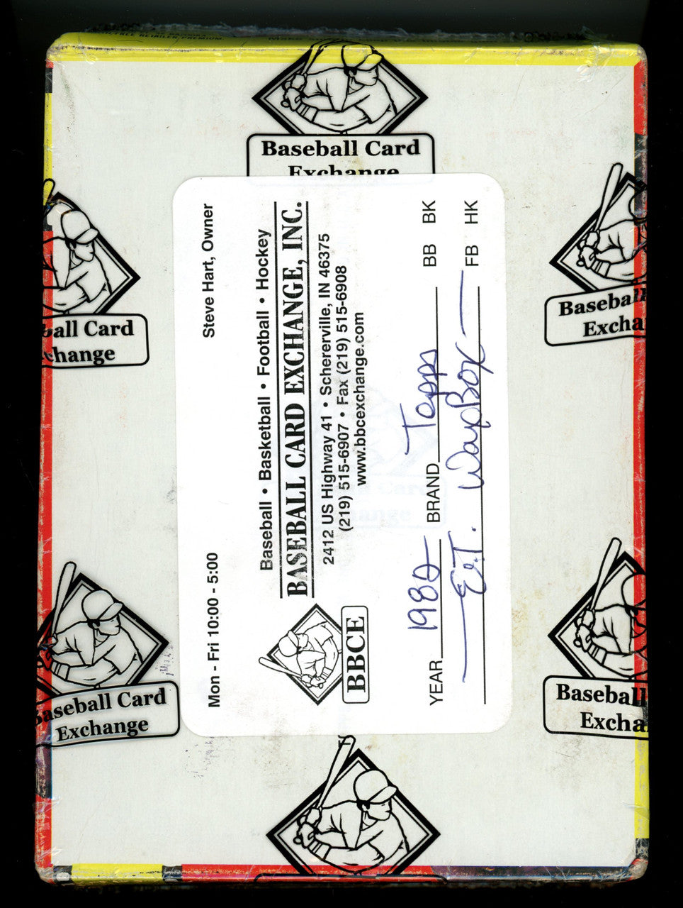 1982 Topps E.T. Wax Box (X-Out) BBCE Wrapped and Sealed