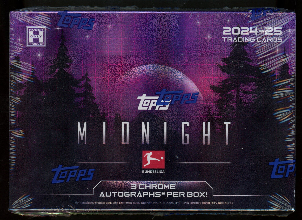 2024/25 Topps Midnight Bundesliga Soccer Hobby Box