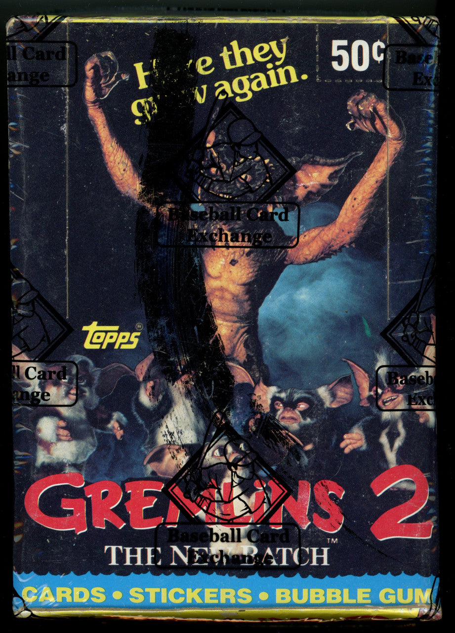 1990 Topps Gremlins 2 Wax Box BBCE Wrapped and Sealed