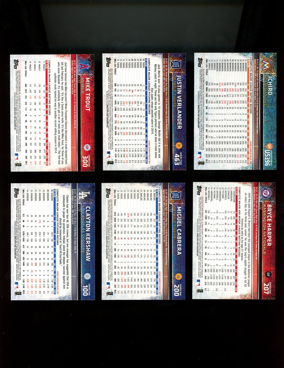 2015 Topps Baseball Complete Set with Update Set (-1) Mint in Sheets and Album