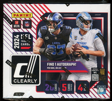 2024 Panini Clearly Donruss Football Hobby Box