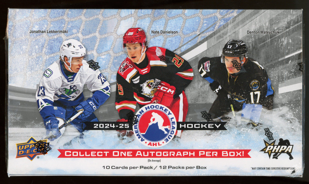 2024/25 Upper Deck AHL Hockey Hobby Box